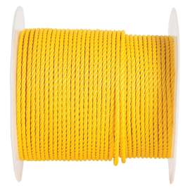 ROPE TWST POLY YEL 1/4INX600FT