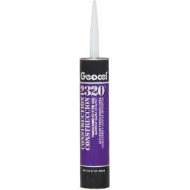 Geocel 2321 Series GC67102 Gutter and Narrow Seam Sealant, Aluminum Gray, Liquid, 10.3 oz Cartridge