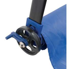 Snow Joe RJ208M Snow Removal Roof Rake, 15 in L Blade, Polyester Blade, Rubber Handle, 50 in L