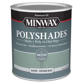 STAIN WOOD GLOSS VTGE BLUE 1QT