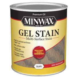 616120444 GEL STAIN SLATE 1QT