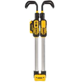 DeWALT DCL045B Cordless Hood Light, 12/20 V Battery, Lithium-Ion (Not Included) Battery, Black/Yellow