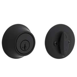 Kwikset 660 Series 660 514 SMT CP K6 Deadbolt, 3 Grade, Keyed One Side Key, Zinc, Matte, KW1, SC1 Keyway