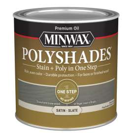 STAIN WOOD SATIN SLATE 1/2PT