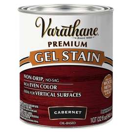 VARATHANE 358300 Premium Stain, Cabernet, Gel, Paste, 1 qt