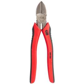 GB GPS-3220 Cutting Plier, 8 in OAL, 1 in Jaw Opening, Black/Red Handle, Comfort-Grip Handle