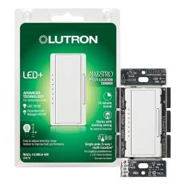 Lutron Maestro MACL-153MH-WH Digital C.L Dimmer, 120 V, White
