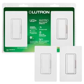Lutron Maestro MACL-153M-RHW-WH Digital C.L Dimmer Kit, 120 V, White