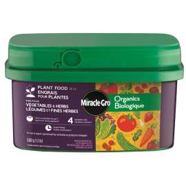 Miracle-Gro 3023705 Organic Plant Food, 453 g, Solid, 10-1-6 N-P-K Ratio
