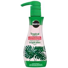 Miracle-Gro 3023105 Tropical Plant Food, 236 mL, Liquid, 1-0.5-1 N-P-K Ratio