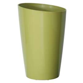 DCN Mirage 2209-81 Tall Planter, 9 in Dia, Thermoplastic, Avocado