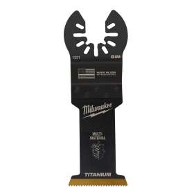 Milwaukee 49-25-1231 Blade, 1-3/8 in, 1-5/8 in D Cutting, HCS/Titanium