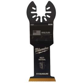 Milwaukee 49-25-1233 Blade, 1-3/8 in, 1-5/8 in D Cutting, HCS/Titanium
