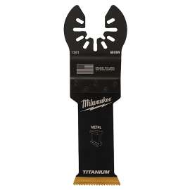 Milwaukee 49-25-1259 Blade, 1-1/8 in, 1-5/8 in D Cutting, HSS/Titanium