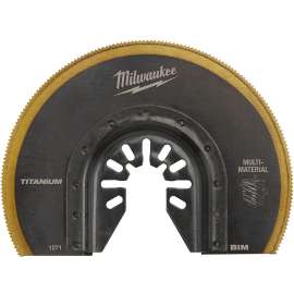 Milwaukee 49-25-1271 Blade, 3-1/2 in, 1-5/8 in D Cutting, HSS/Titanium