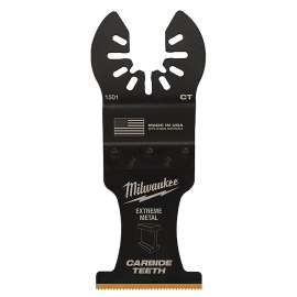 Milwaukee 49-25-1505 Blade, 1-3/8 in, 2 in D Cutting, Carbide/HCS/Titanium