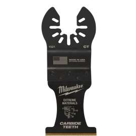Milwaukee 49-25-1521 Blade, 1-3/8 in, 2 in D Cutting, Carbide/HCS/Titanium