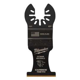Milwaukee 49-25-1522 Blade, 1-3/8 in, 2 in D Cutting, Carbide/HCS/Titanium