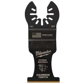 Milwaukee 49-25-1523 Blade, 1-3/8 in, 2 in D Cutting, Carbide/HCS/Titanium