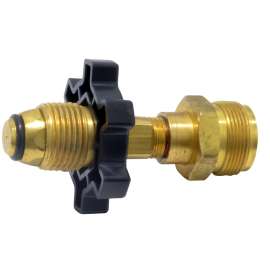 Mr. Heater F273758 Cylinder Adapter, Brass, Gold, For Propane Heaters