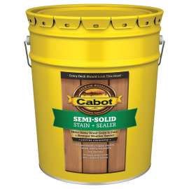 Cabot 1400 Series 140.0001406.008 Exterior Stain, Semi-Solid, Neutral Base, Liquid, 5 gal, Pail