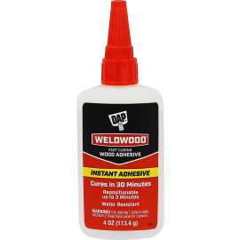 DAP RapidFuse 7079800131 Instant Adhesive, Clear, 4 oz Tube