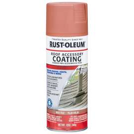 RUST-OLEUM 313815 Roof Accessory Coating, Red Tile, 12 oz Aerosol Can, Liquid
