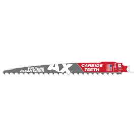 Milwaukee AX 48-00-5232 Reciprocating Saw Blade, 9 in L, 3 TPI, Carbide Cutting Edge