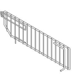 DIVIDER WIRE SINGLE CHRM 17IN