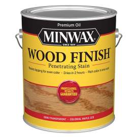 Minwax Wood Finish 71005000 Wood Stain, Colonial Maple, Liquid, 1 gal, Can