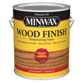 Minwax Wood Finish 710880000 Wood Stain, Gunstock, Liquid, 1 gal, Can