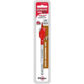 Diablo Demo Demon DSPD4040 Spade Bit, 7/8 in Dia, 6 in OAL, 1/4 in Dia Shank, Hex Shank