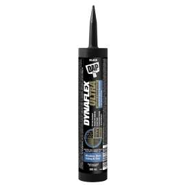 DAP DYNAFLEX ULTRA 7079874158 Advanced Exterior Sealant, Black, 7 to 14 days Curing, 5 to 37 deg C, 300 mL Cartridge