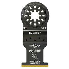 IMPERIAL BLADES Starlock IBSLT362-1 Blade, 1-3/8 in D Cutting, Carbide/Metal/Titanium