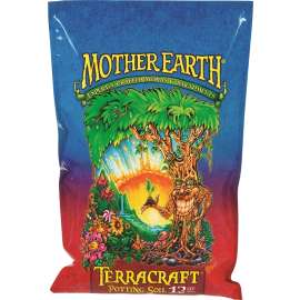 Mother Earth Terracraft HGC714902 Potting Soil, Solid, Light Brown, 12 qt Package, Pallet