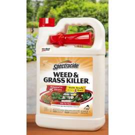 Spectracide HG-96017 Weed and Grass Killer, Liquid, Amber, 1 gal Can