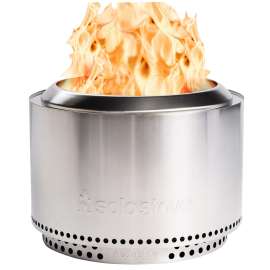 Solo Stove SSYUK-SD-27-2.0 Yukon and Stand Fire Pit, 27 in OAW, 19.8 in OAH, Ceramic/Stainless Steel