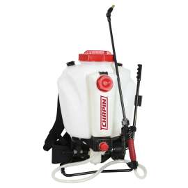 CHAPIN 63950 Backpack Sprayer, 4 gal Tank, Polyethylene Tank, 48 in L Hose, Adjustable Nozzle