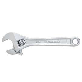 Crescent AC24VS Adjustable Wrench, 4 in OAL, 1/2 in Jaw, Steel, Chrome