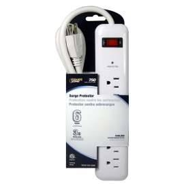 PowerZone OR802124 Surge Protector, 125 V, 15 A
