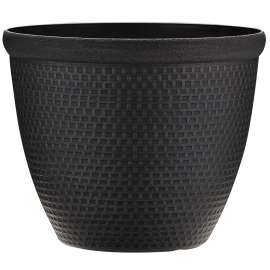 Southern Patio HDR-091578 Cromarty Planter, Resin, Hot Coal