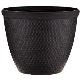 Southern Patio HDR-091585 Cromarty Planter, Resin, Hot Coal