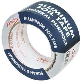 Cantech 390-25 Foil Tape, 27.34 yd L, 1.88 in W, Silver