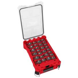 Milwaukee SHOCKWAVE Impact Duty Series 49-66-6804 Socket Set, Chrome Molybdenum Steel, Specifications: 1/2 in Drive