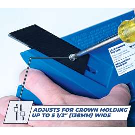 Kreg KMA2800 Crown Molding Tool, Plastic, For: Crown Molding up to 5-1/2 in W with 12 in Saw