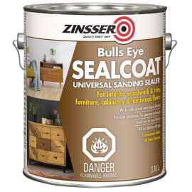 Zinsser Z00861 Sanding Sealer, Clear, Liquid, 3.7 L