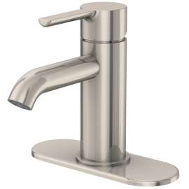 Boston Harbor Lavatory Faucet, 1-Faucet Handle, Brushed Nickel