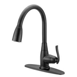 Boston Harbor Faucet Pull-Down Kitchen Faucet, Matte Black