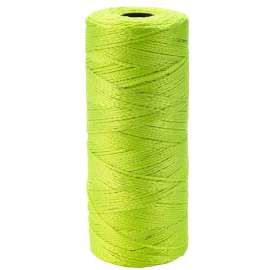BARON 58828 Twine, #18 Dia, 1050 ft L, 13 lb Working Load, Nylon/Poly, Lime