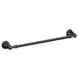 BAR TOWEL BANBURY MAT BLK 18IN